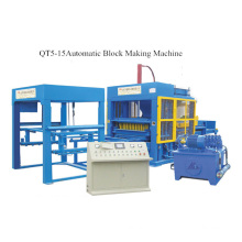 Machine de fabrication de blocs de ciment Machine de fabrication de briques (QT5-15)